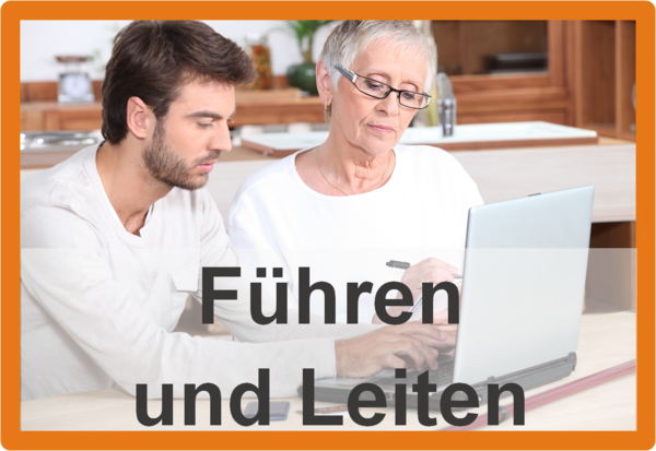 Logo Kachel Führen und Leiten